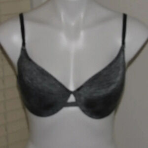 MARILYN MONROE Black White Underwire Bra Size 38C